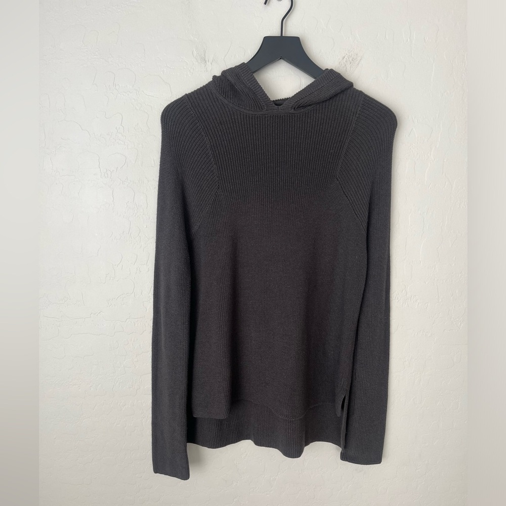 Athleta Rest Day Hoodie Sweater, Dove Grey Heather XS - Picture 6 of 13